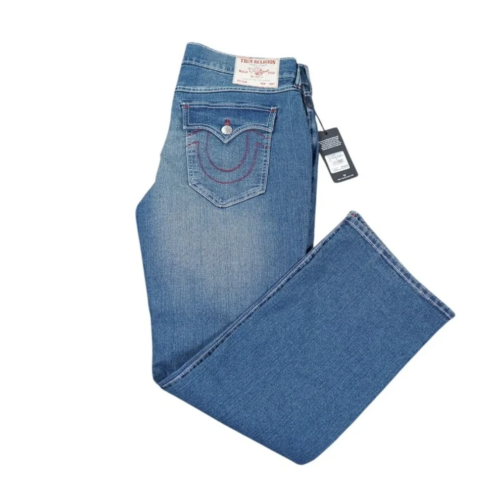 True Religion Billy Relaxed Bootcut Jean Men 36x34 Bootcut‎ Spellout Streetwear